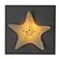 Wall Art Sea Star Design MDF Plaque With Led Lights